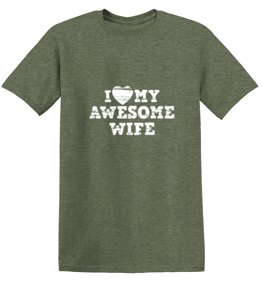 I Love My Awesome Wife T-Shirt product image 1