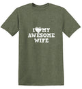 I Love My Awesome Wife T-Shirt product image 1