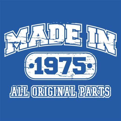 Made in 1975 All Original Parts T-Shirt product image 2