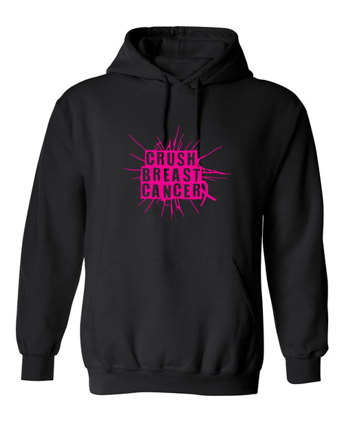 Crush Breast Cancer, Black Hoodie T-Shirt product image 1