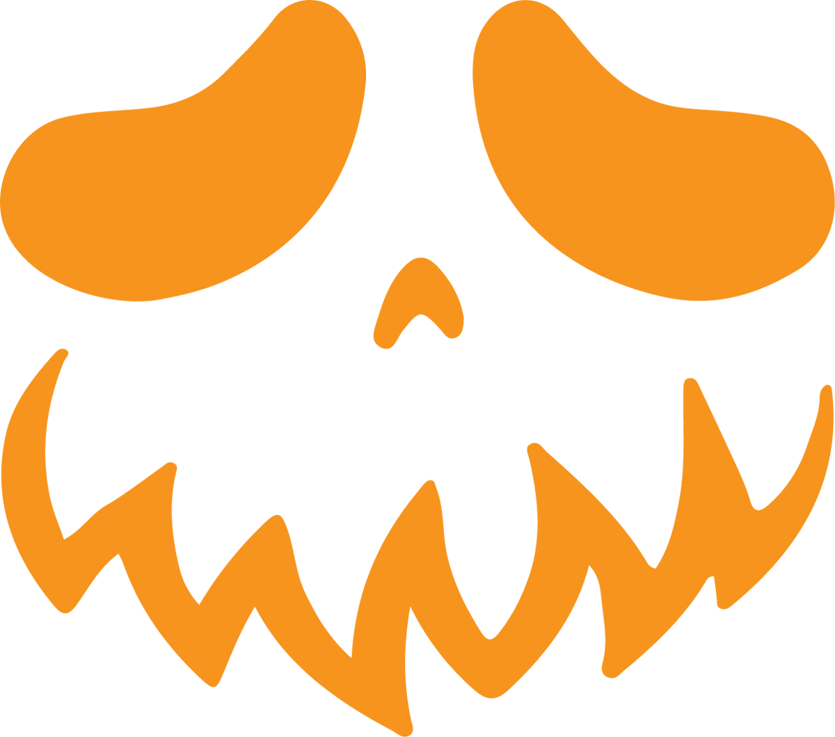 Pumpkin Stupid Face Tee product image 3
