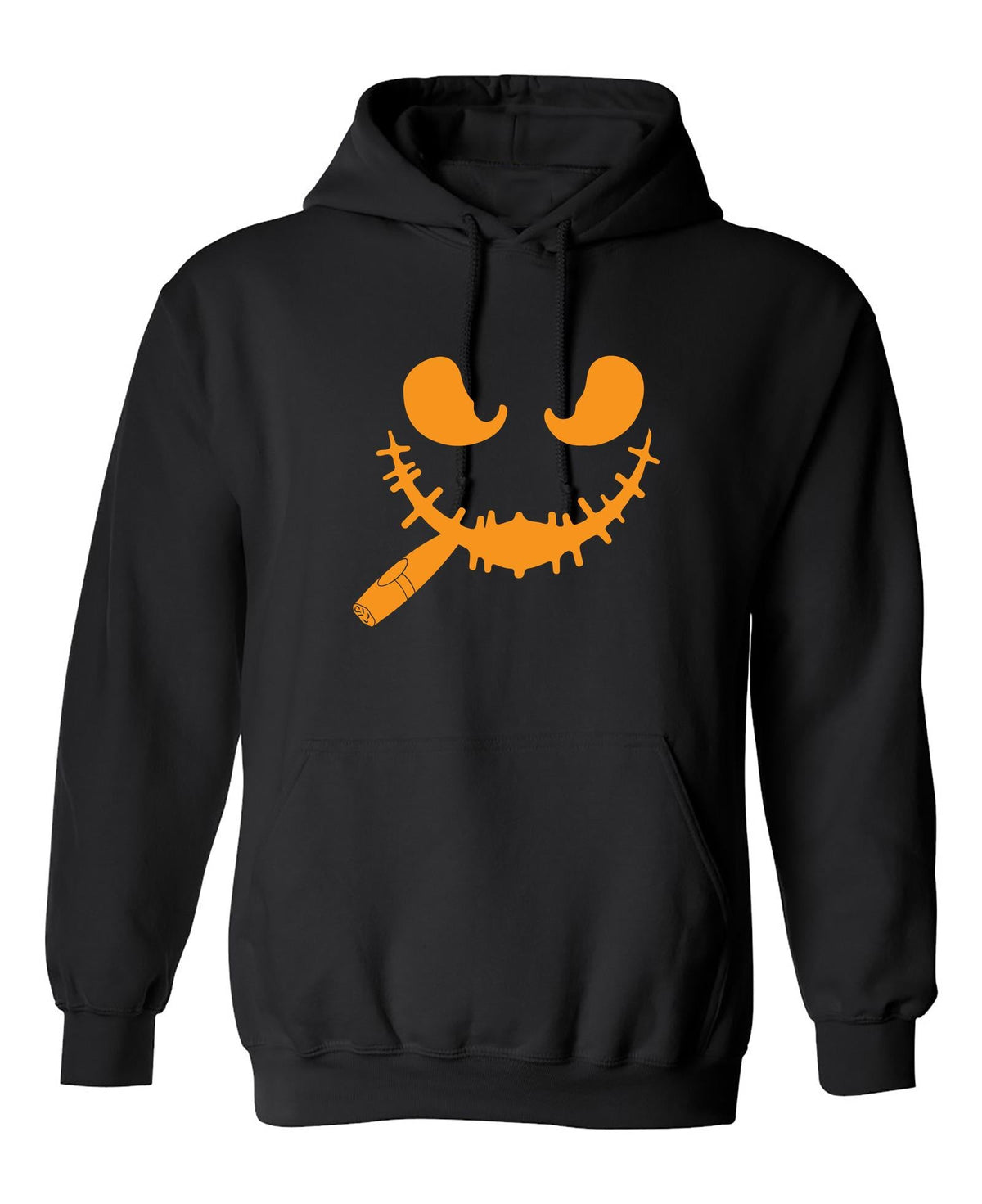 Pumpkin Having Cigar Hoodie T-Shirt product image 1