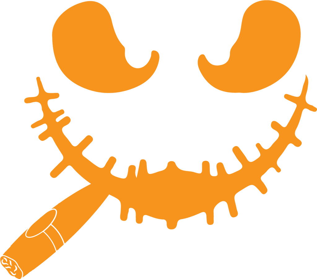 Pumpkin Having Cigar T Shirt product image 2