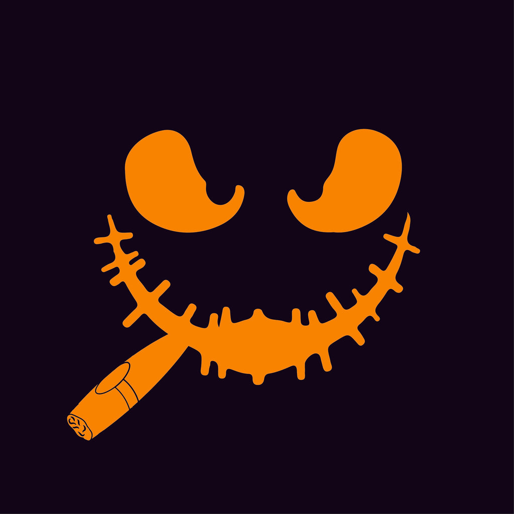 Pumpkin Having Cigar T Shirt product image 2