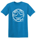 Smiley Heart Eyes Emoji Graphic Tee product image 1