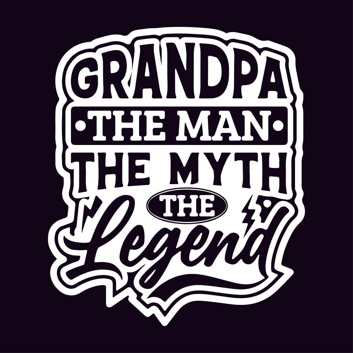 Grandpa, The Man, Myth, Legend T-Shirt product image 2