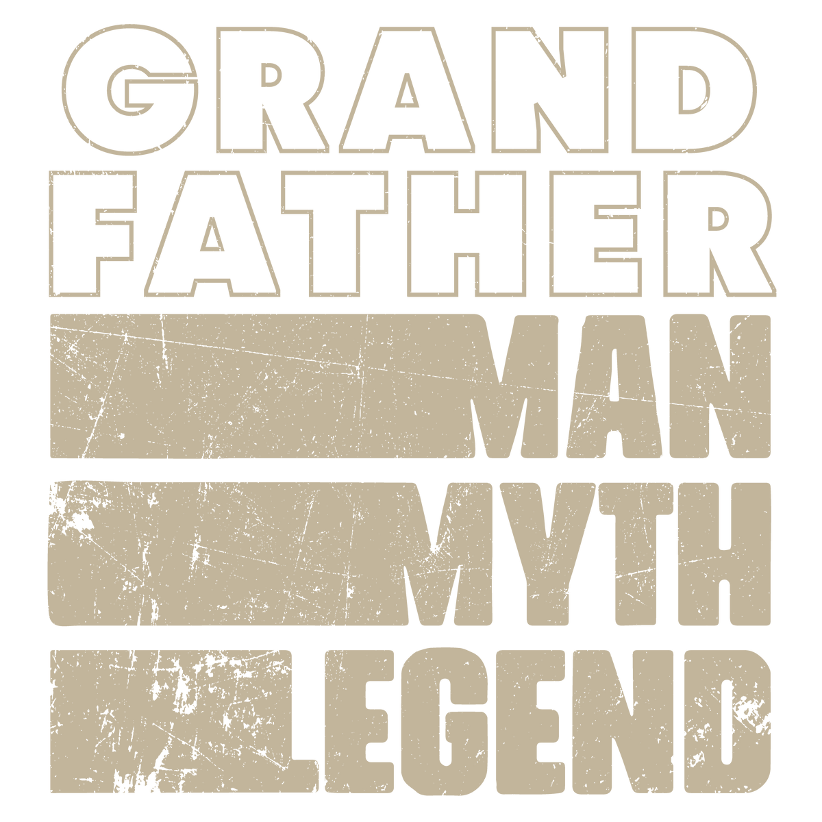 Grand Father Man, Myth, Legend Fathers Day T Shirt product image 2