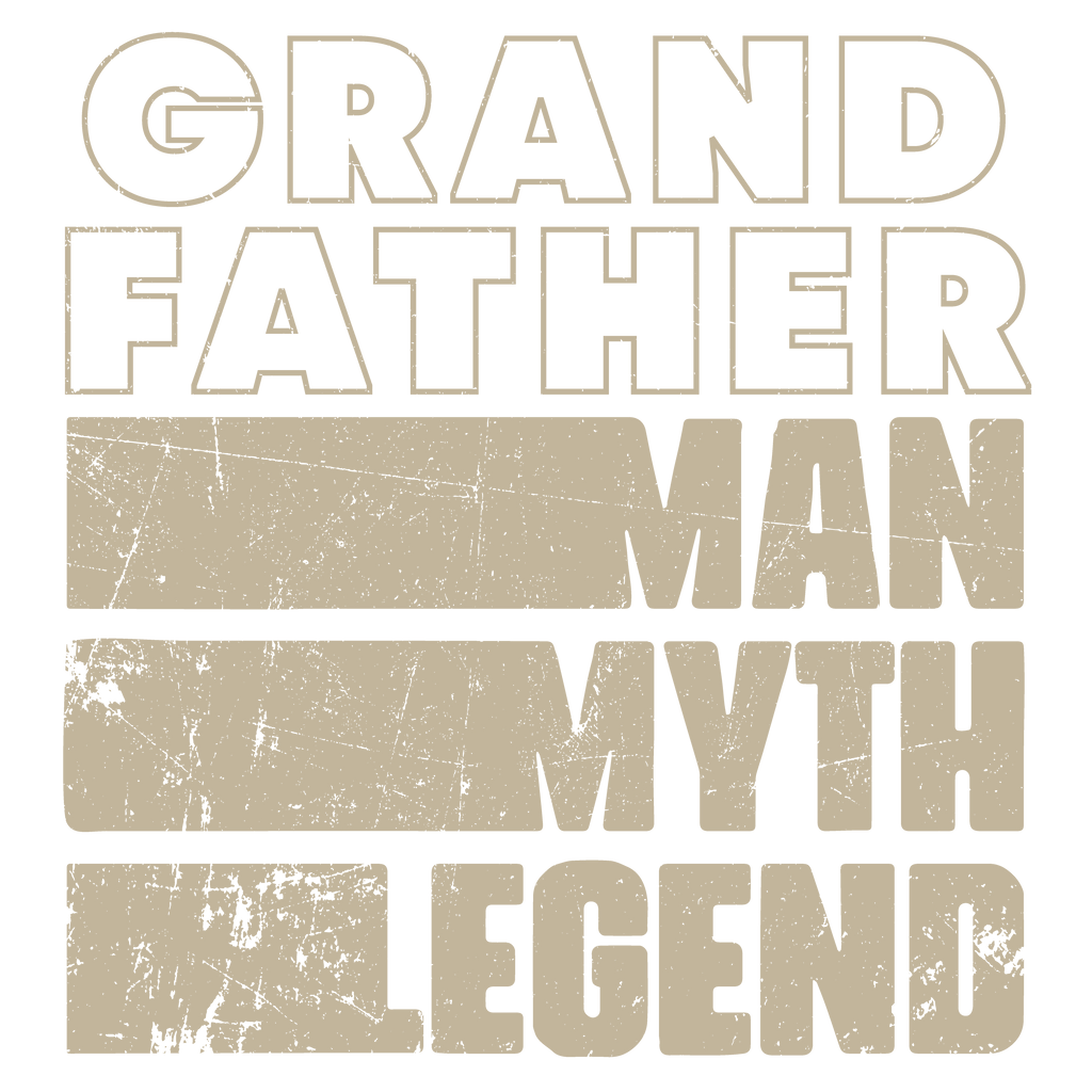 Grand Father Man, Myth, Legend Fathers Day T Shirt product image 3