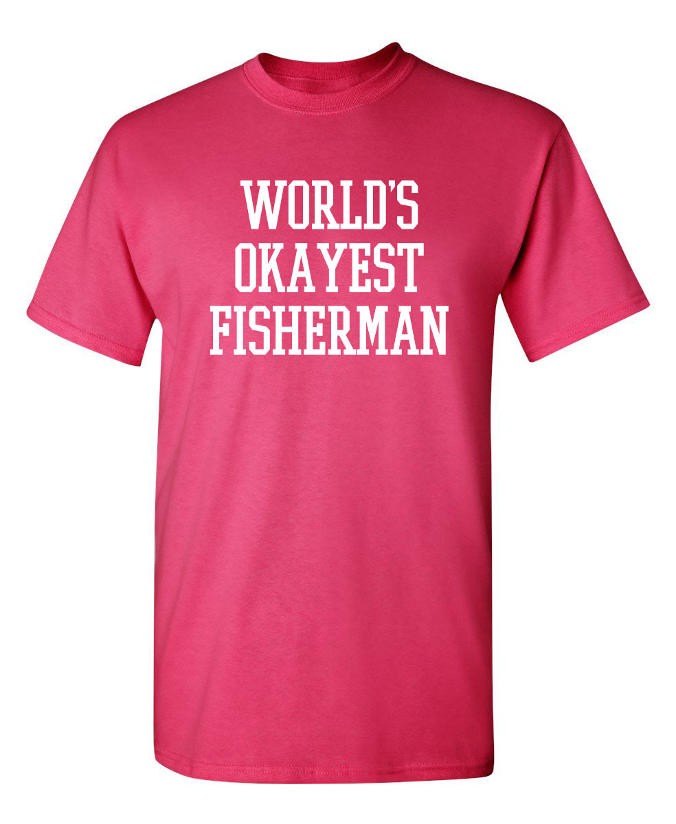 World's Okayest Fisherman T-Shirt product image 2