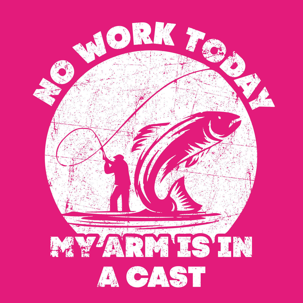 No Work Today My Arm is in a Cast Fathers Day T Shirt product image 2