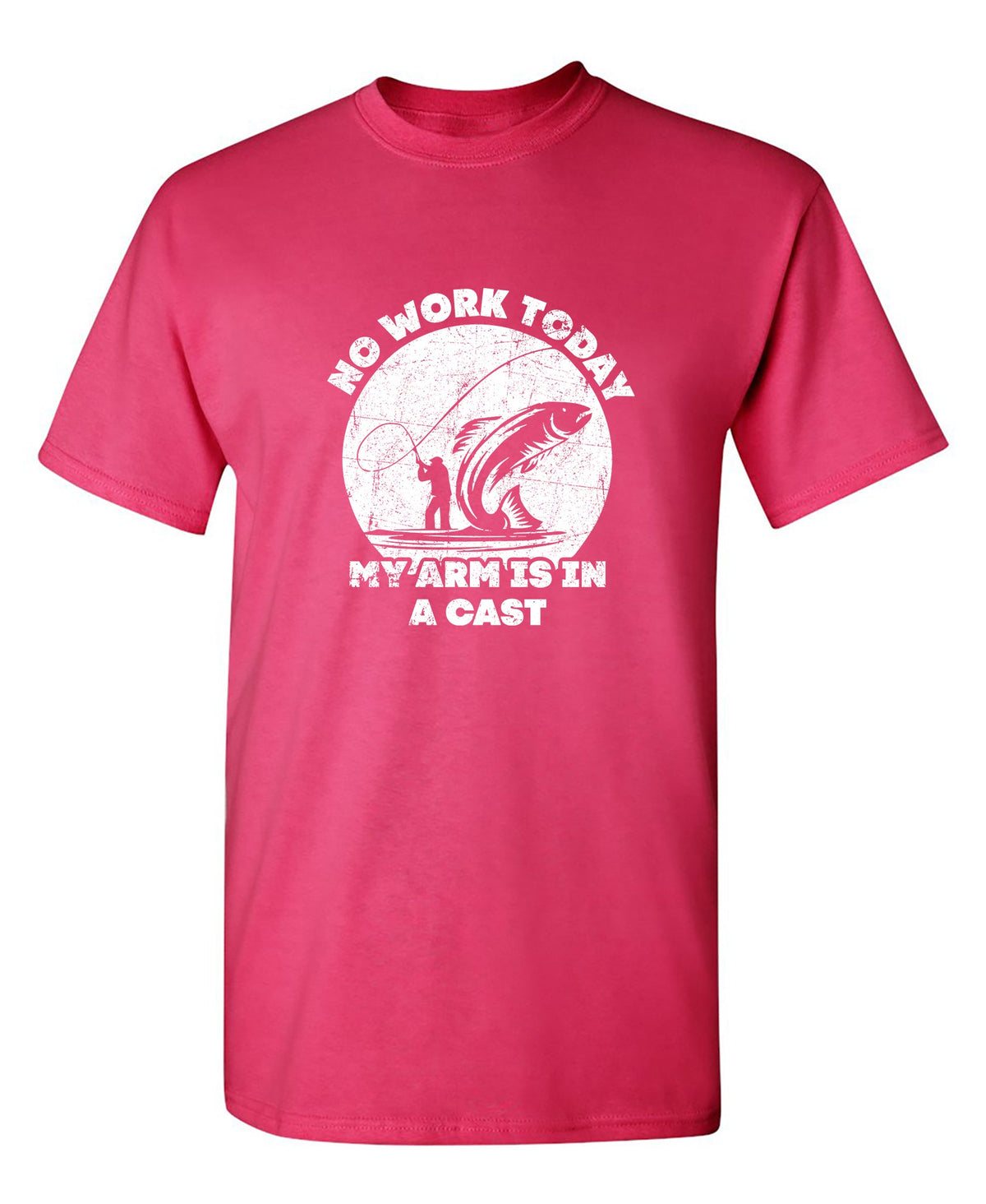 No Work Today My Arm is in a Cast Fathers Day T Shirt product image 1