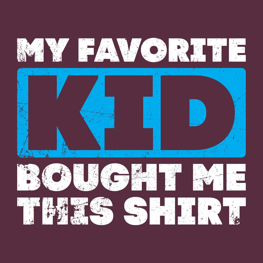 My Favorite Kid Bought Me this Shirt Fathers Day Tee product image 2
