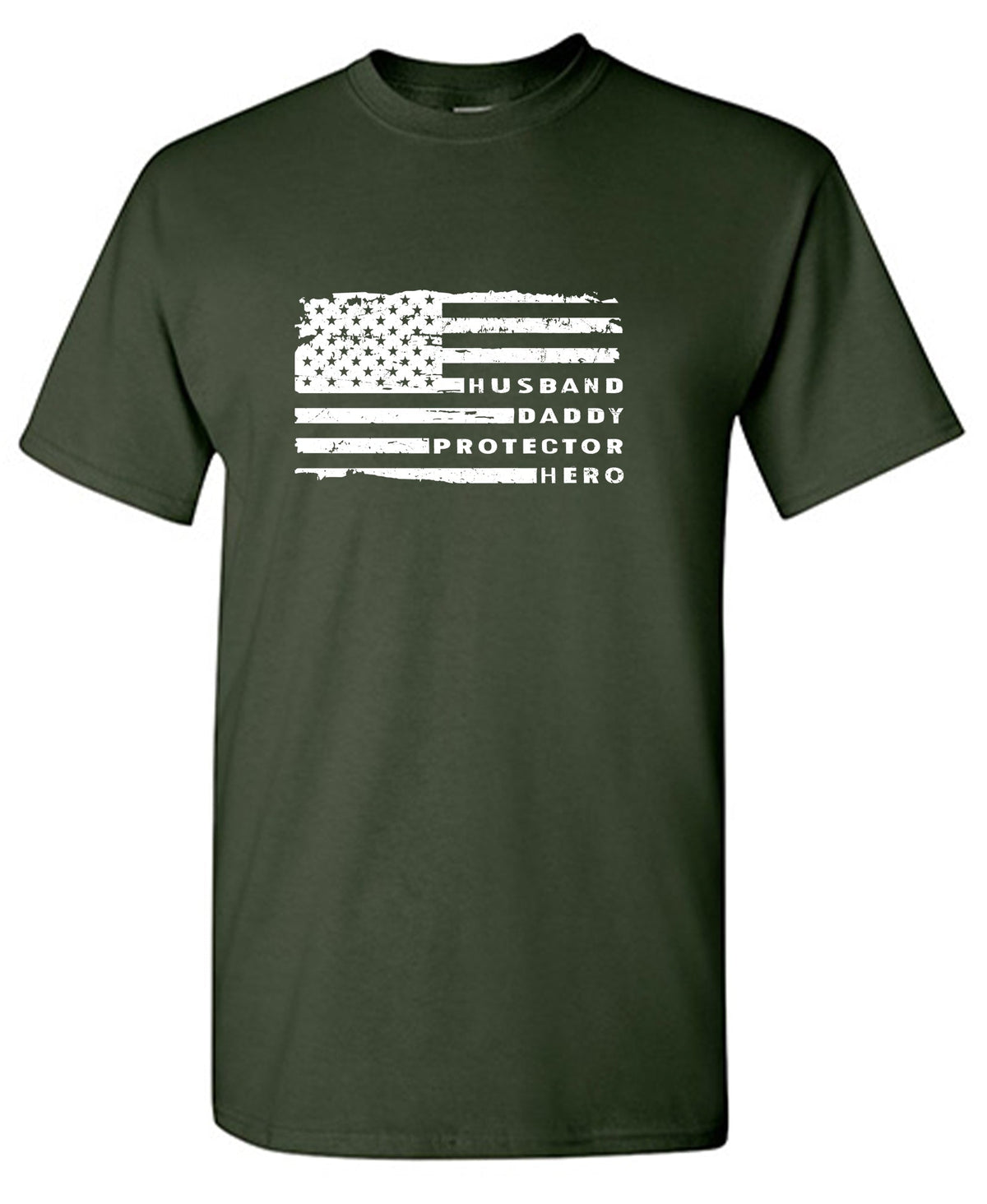 Husband Daddy Protector Hero Fathers Day T Shirt product image 1