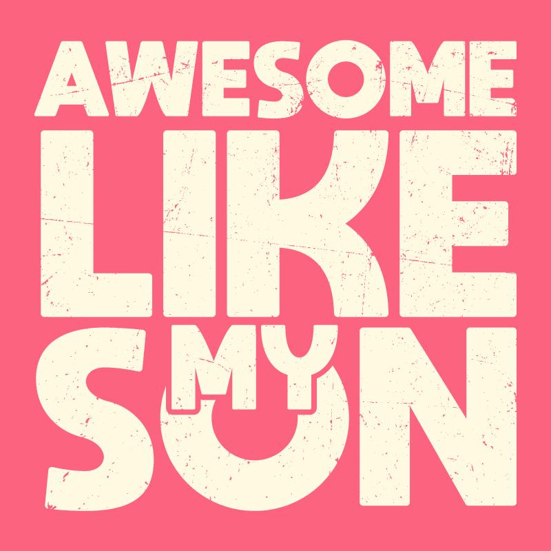 Awesome Like My Son Fathers Day T Shirt product image 2