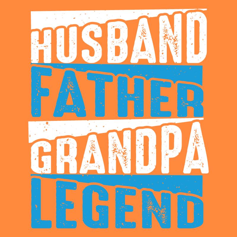 Husband Father Grandpa Legend Fathers Day T Shirt product image 2