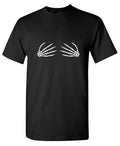 Skeleton Hands On Boobs T-Shirt product image 1