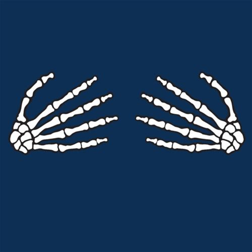 Skeleton Hands On Boobs T-Shirt product image 3