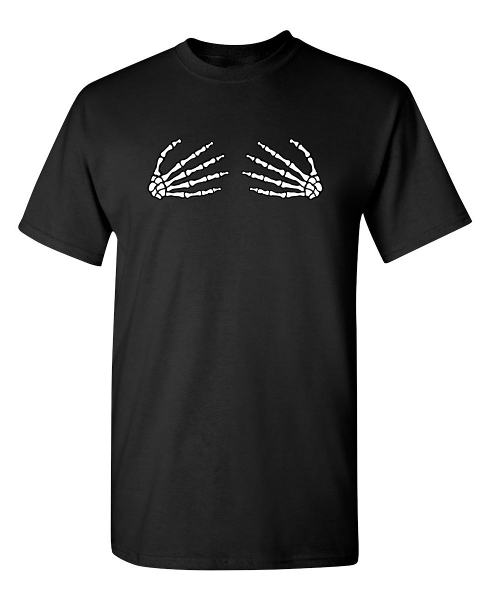 Skeleton Hands On Boobs T-Shirt product image 3