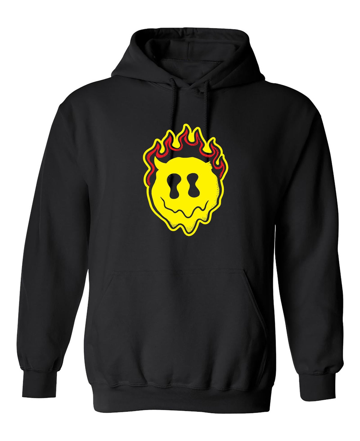 Smile Devil Graphic Hoodie T-Shirt product image 1