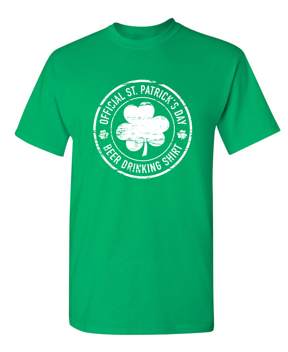 Official St. Patrick's Day Beer Drinking Shirt product image 1