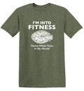 I'm Into Fitness. Whole Pizza In My Mouth T-Shirt product image 1