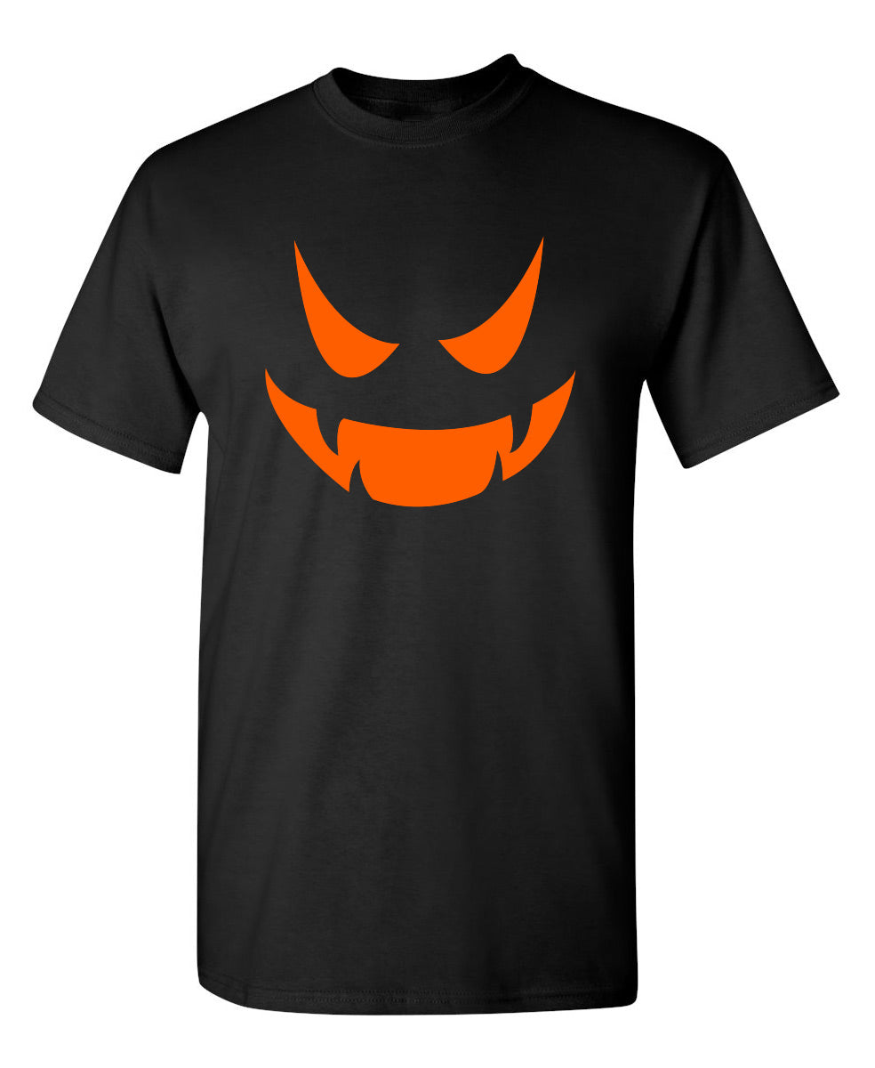 Vampire Pumpkin Emoticon T-Shirt product image 1