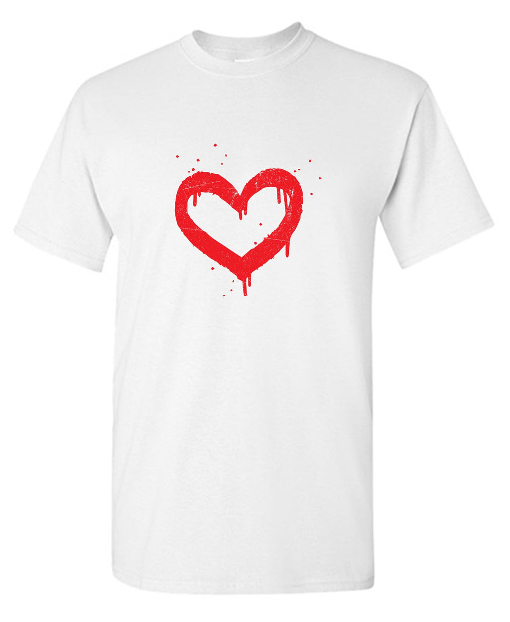 Heart Painted Valentine Day Tee product image 1