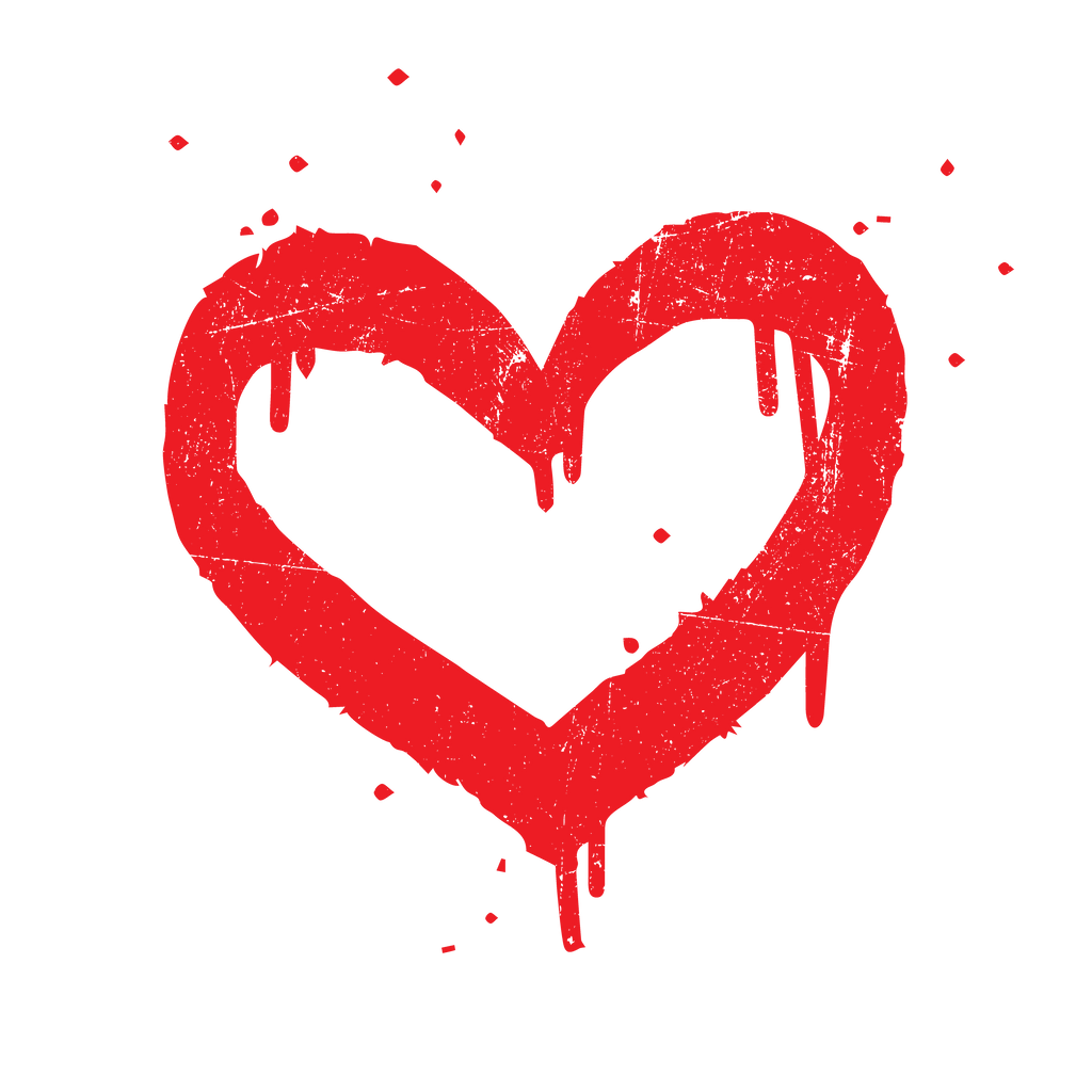 Heart Painted Valentine Day Tee product image 3