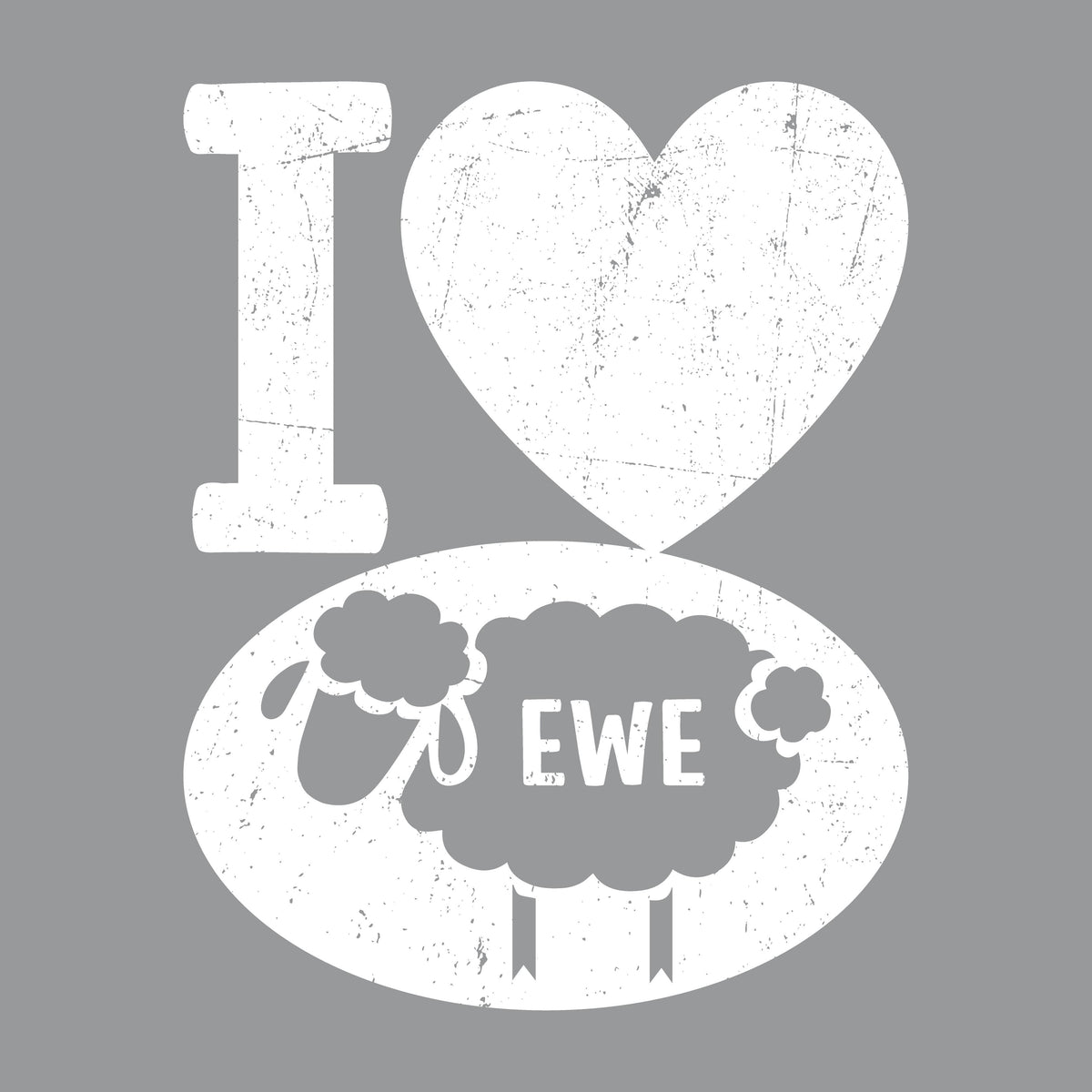 I love Sheep, Valentine Tee product image 2