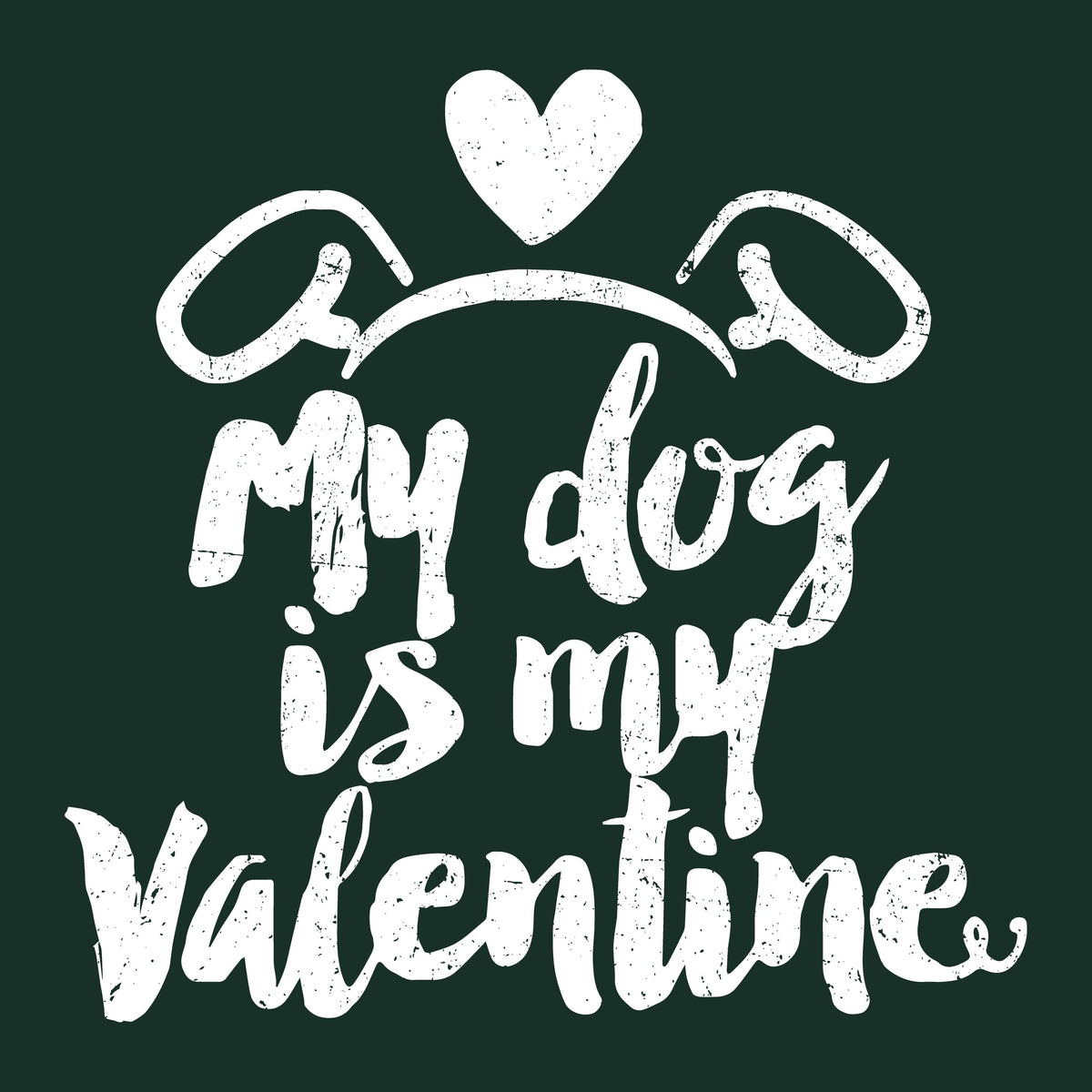 My Dog is my Valentine Day T Shirt product image 2