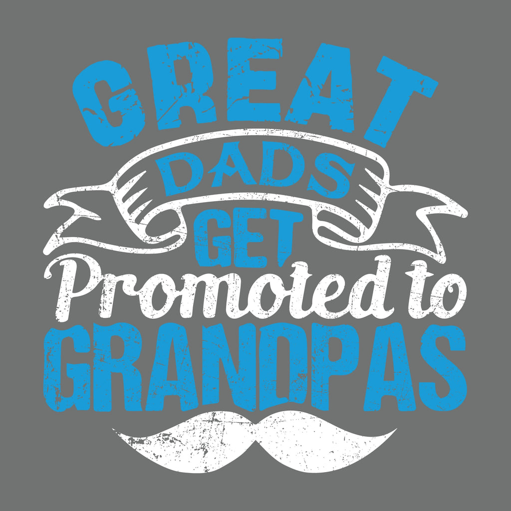 Great Dads get Promoted to Grandpas Father T Shirt product image 2