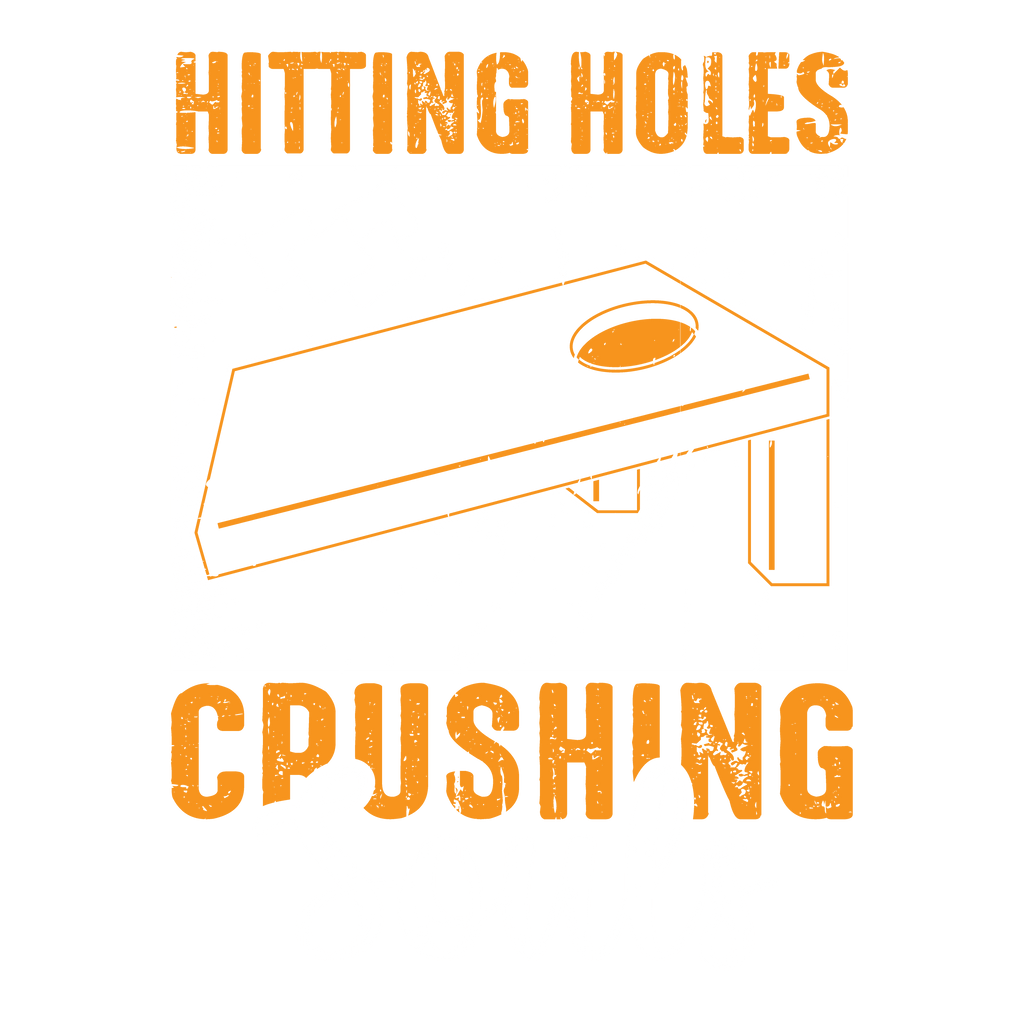 Hittin' Holes, Crushing Souls Funny Tee product image 3