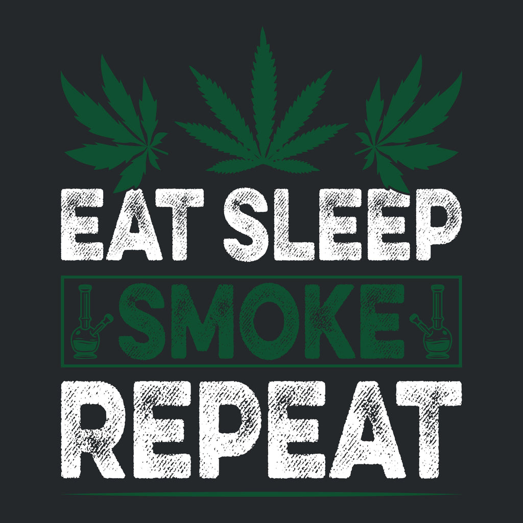 Eat Sleep Smoke Repeat Mens Tee product image 2