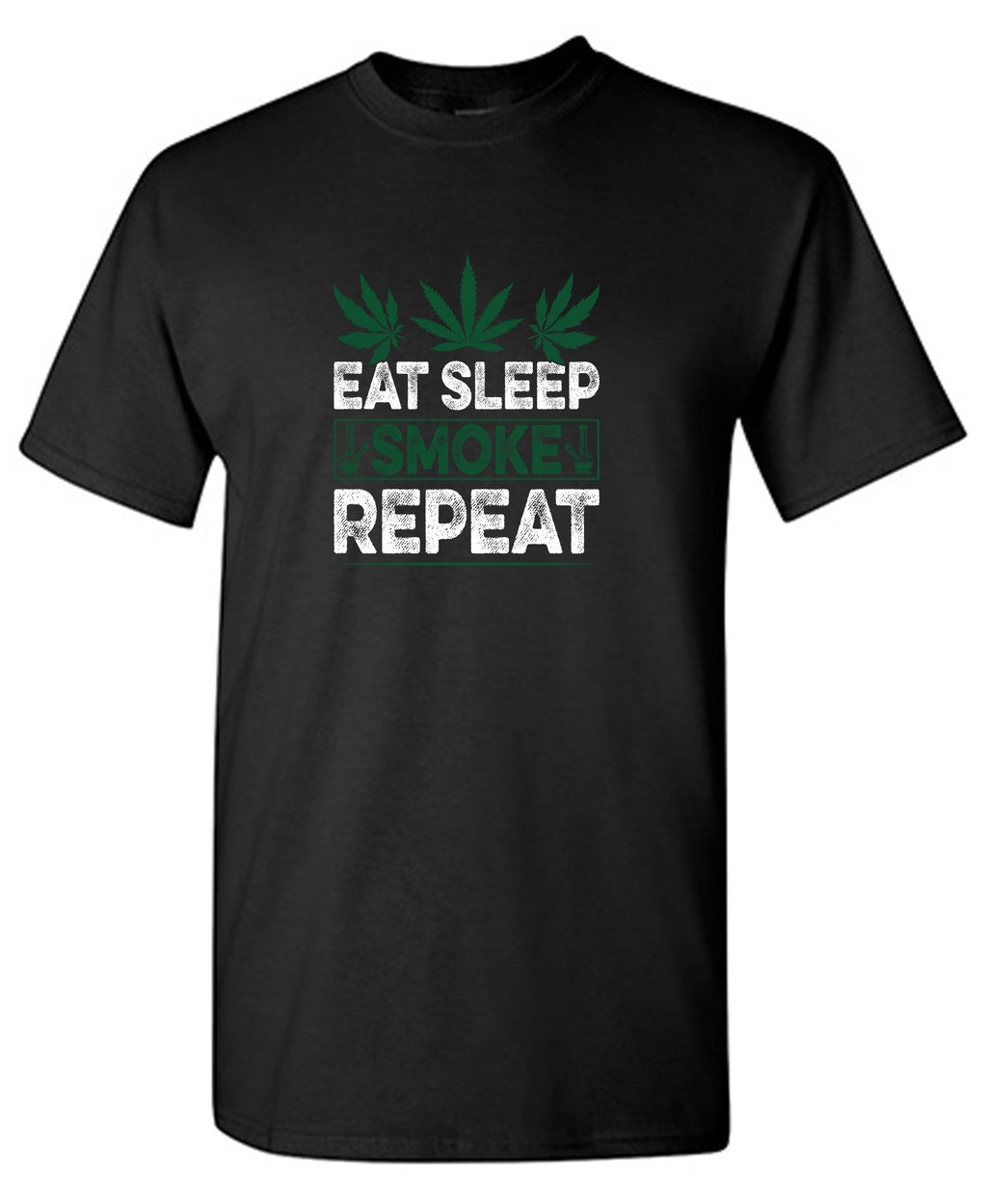 Eat Sleep Smoke Repeat Mens Tee product image 1