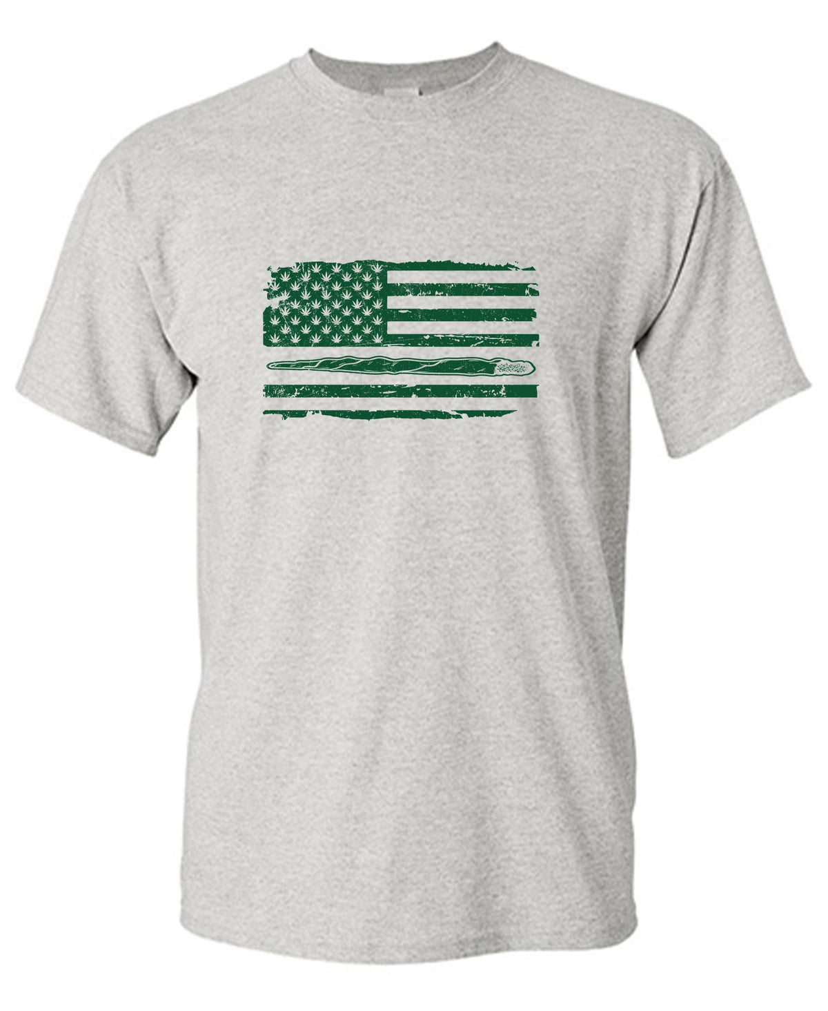 420 USA Flag Funny Mens T-Shirt product image 1