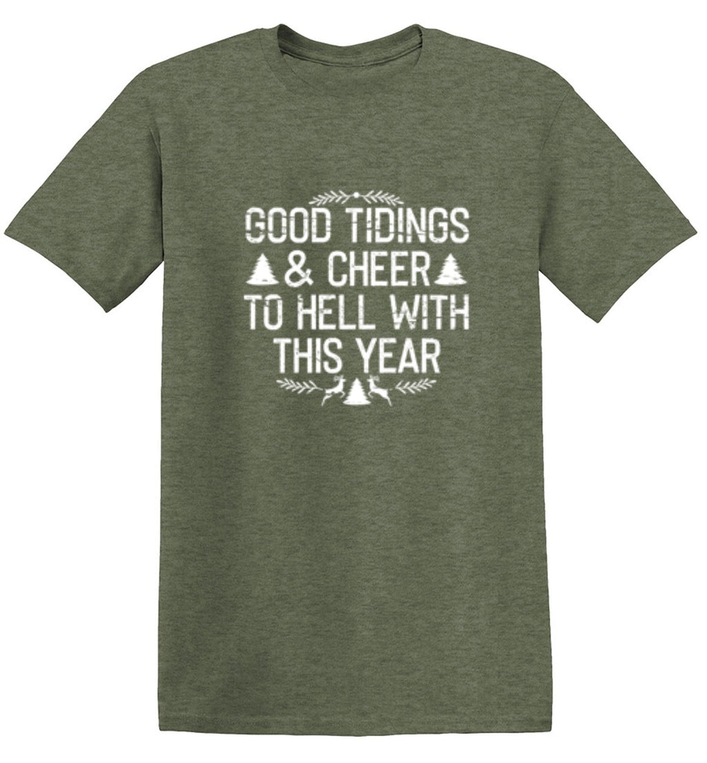 Good Tidings & Cheer To Hell With This Year T-Shirt product image 1