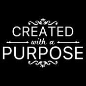 Created With A Purpose T-Shirt product image 3