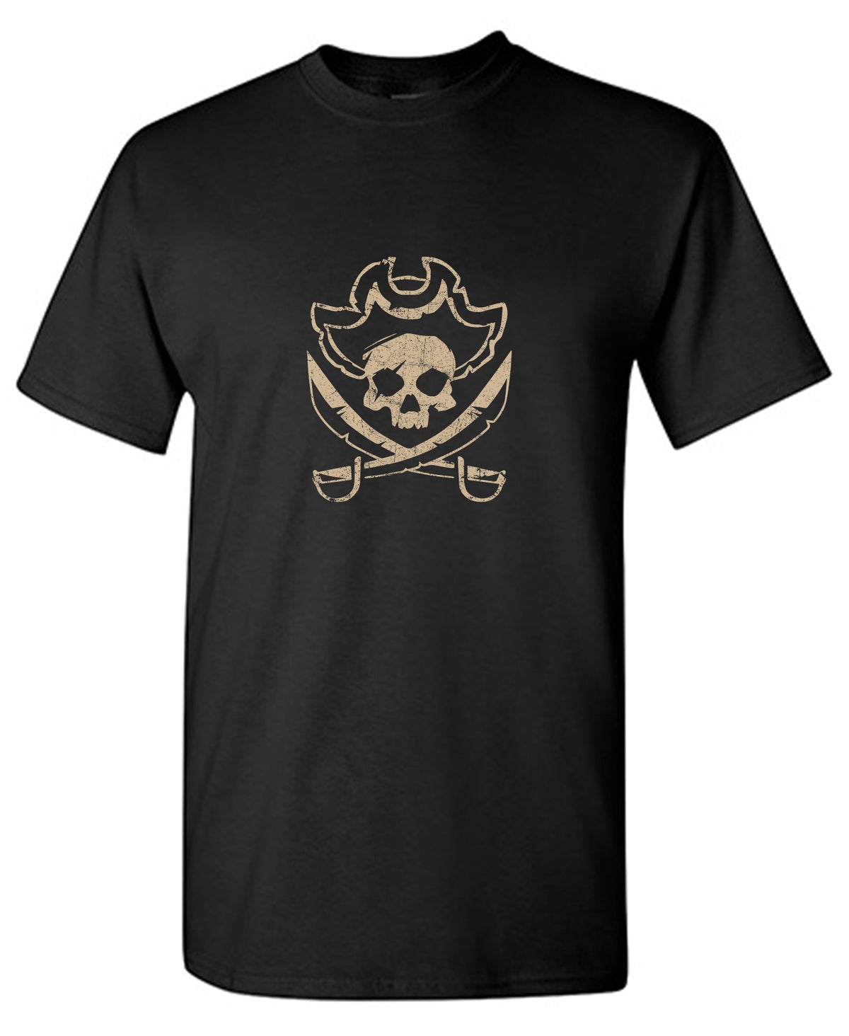 Skull with Scar Pirate Mens Tee product image 1