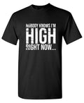 Nobody Knows I'm High Right Now... T-Shirt product image 1
