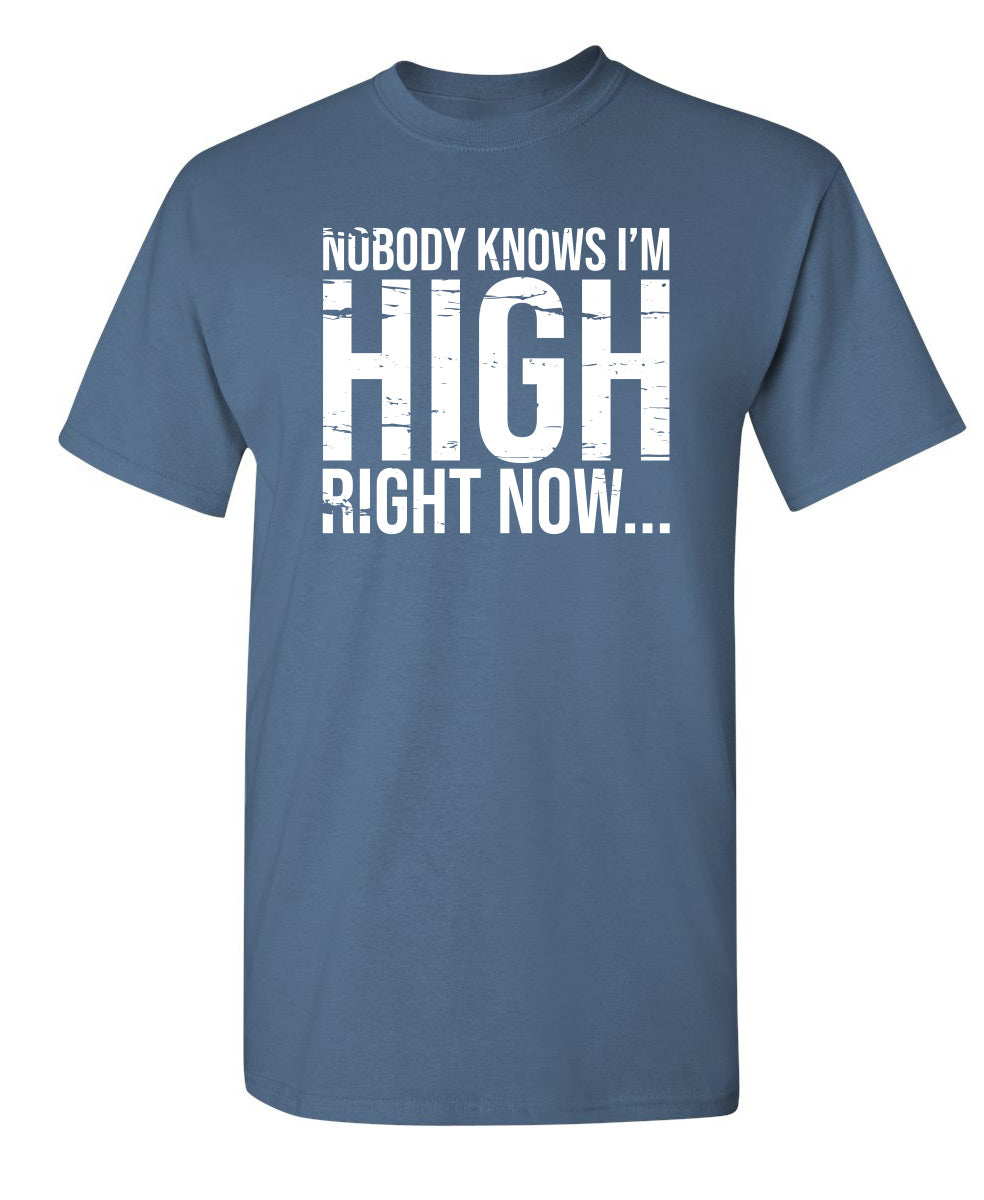 Nobody Knows I'm High Right Now... T-Shirt product image 1