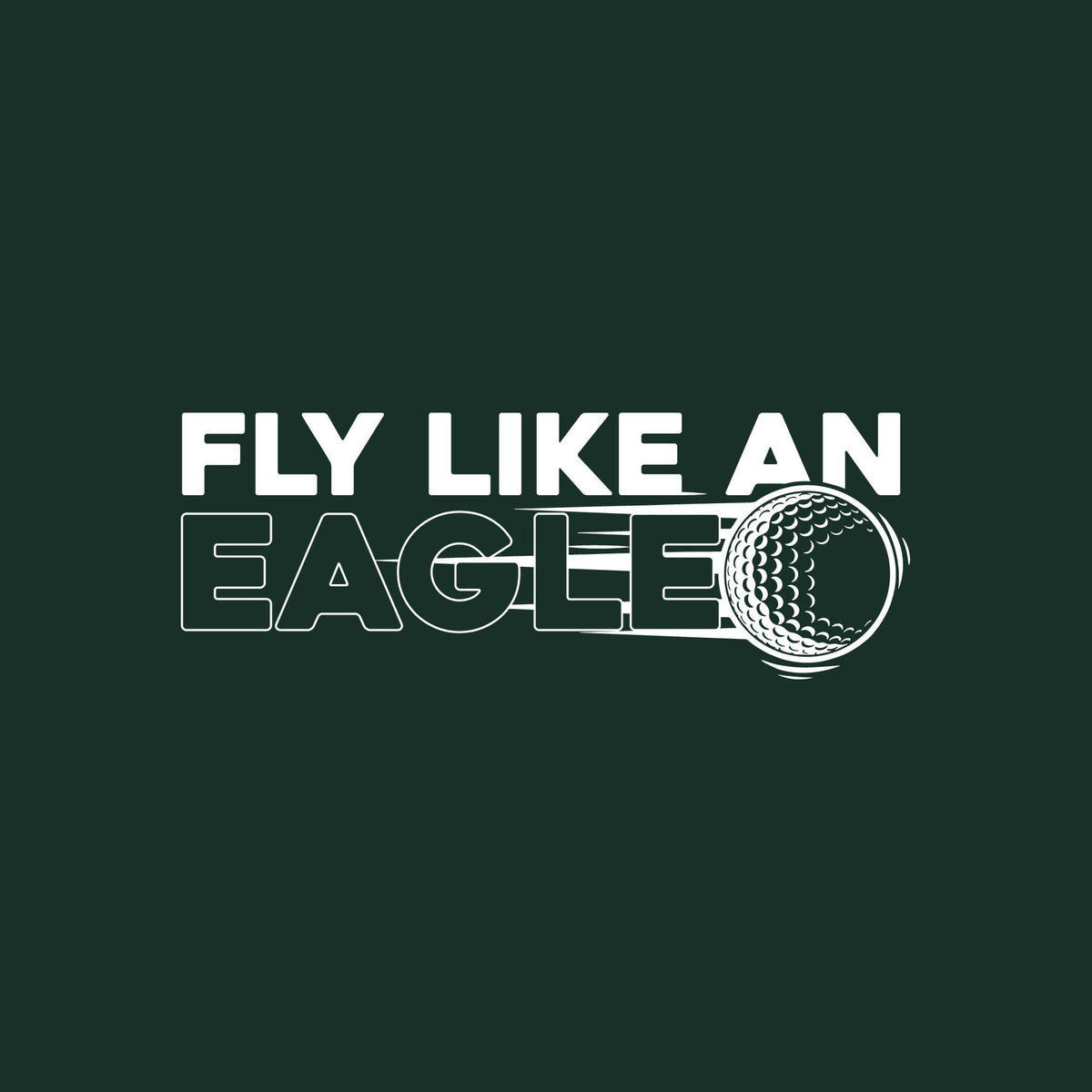 Fly Like an Eagle, Golfer Tees for Men T-Shirt product image 2