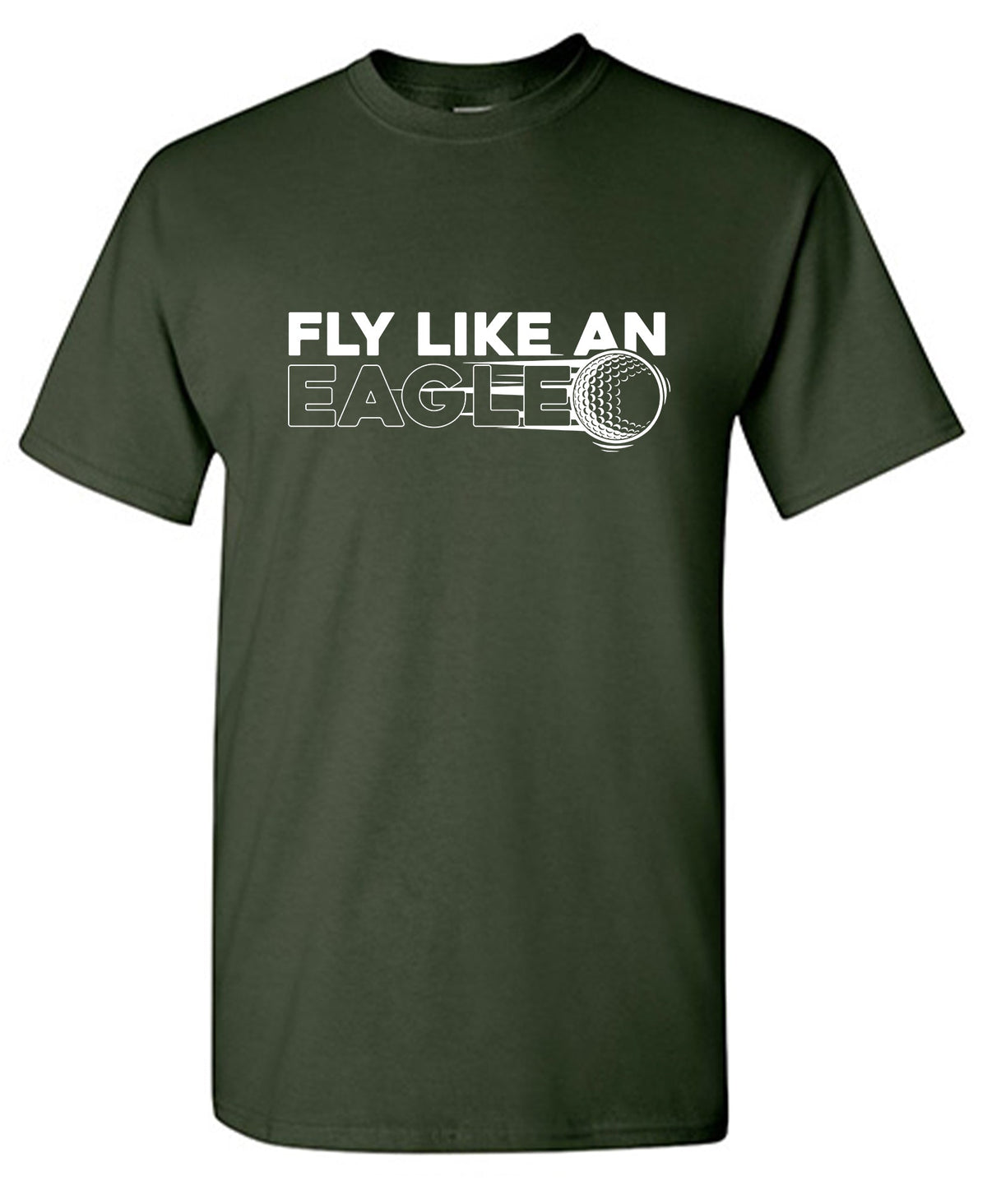 Fly Like an Eagle, Golfer Tees for Men T-Shirt product image 1