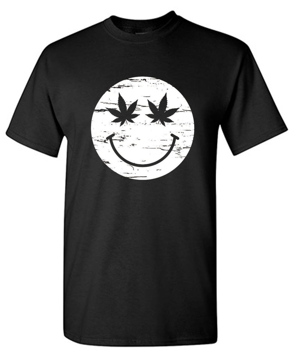 Weed Smile Face T-Shirt product image 1