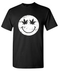 Weed Smile Face T-Shirt product image 1