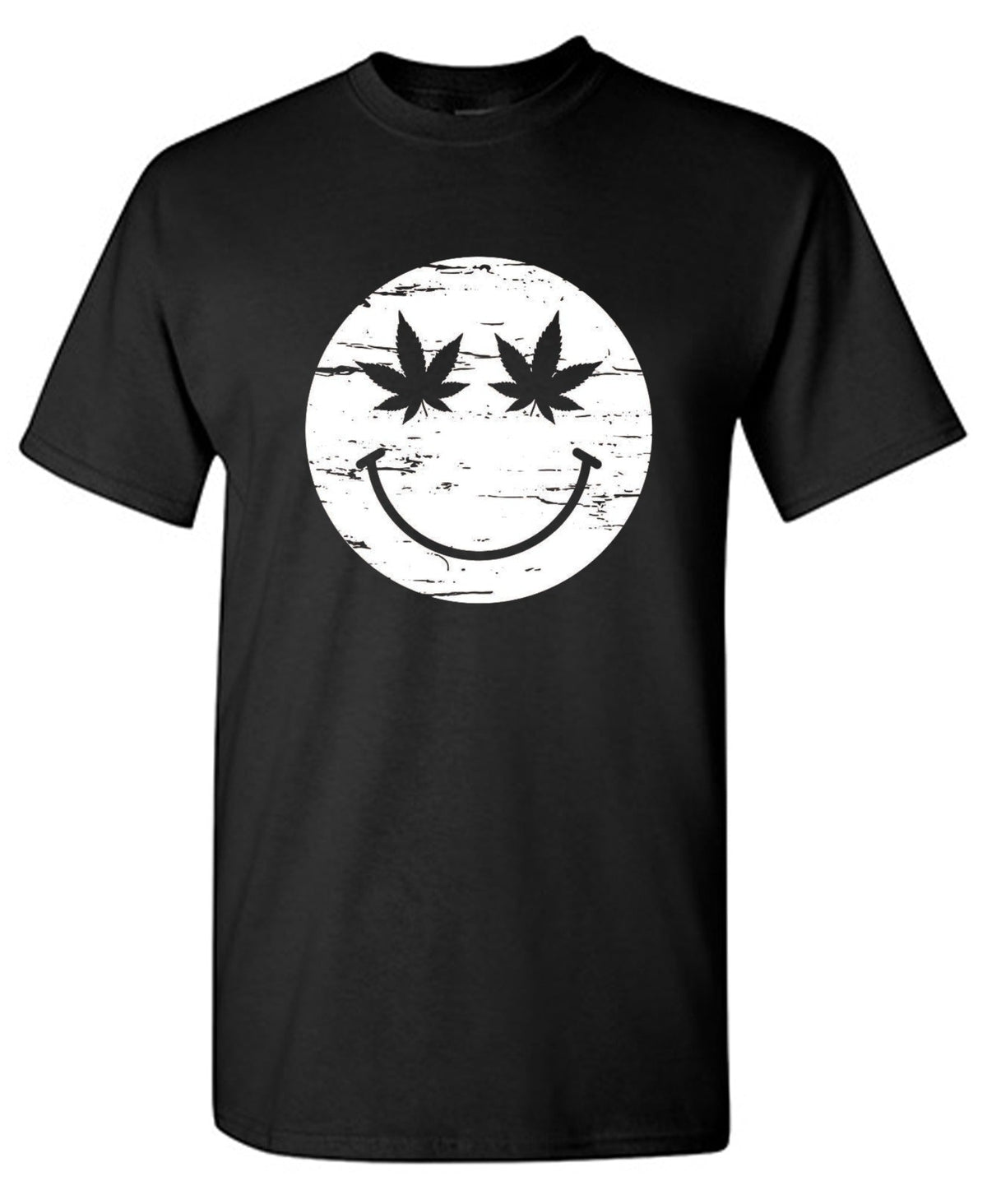 Weed Smile Face T-Shirt product image 1