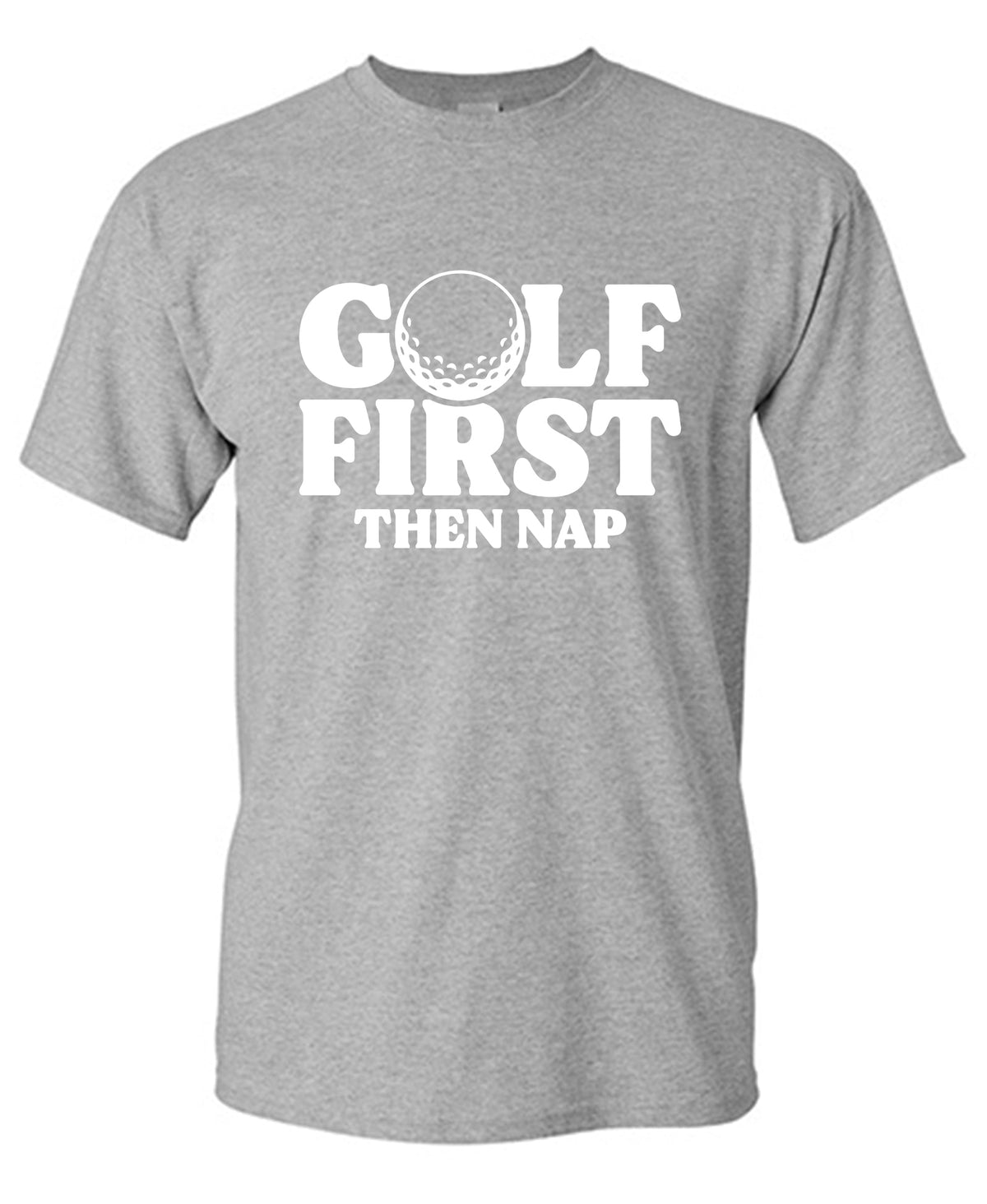 Golf First Than Nap, Mens Sarcastic T Shirt product image 1