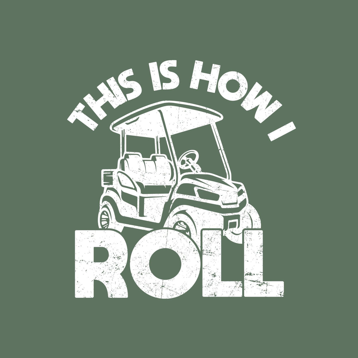 This is How I Roll, Golf Tee for Mens T-Shirt product image 2