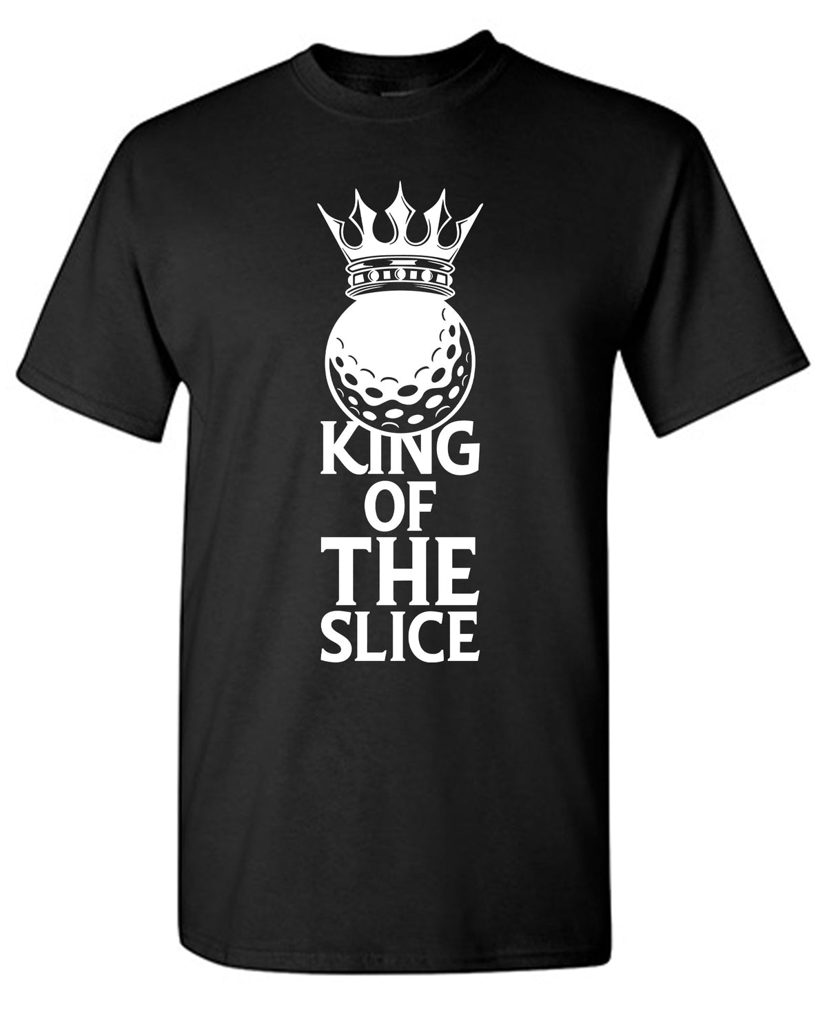 King of The Slice, Golfer T Shirt for Men T-Shirt product image 1