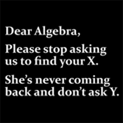 Algebra Stop Asking Us To Find Your X She's Never Coming product image 3