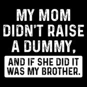 My Mom Didn't Raise A Dummy, And If She Did It Was My product image 2
